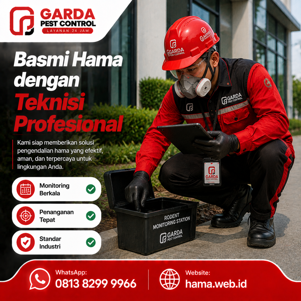 jasa pembasmi rayap Tegal untuk Rumah, Gudang, dan Kantor yang Sudah Terlanjur Diserang