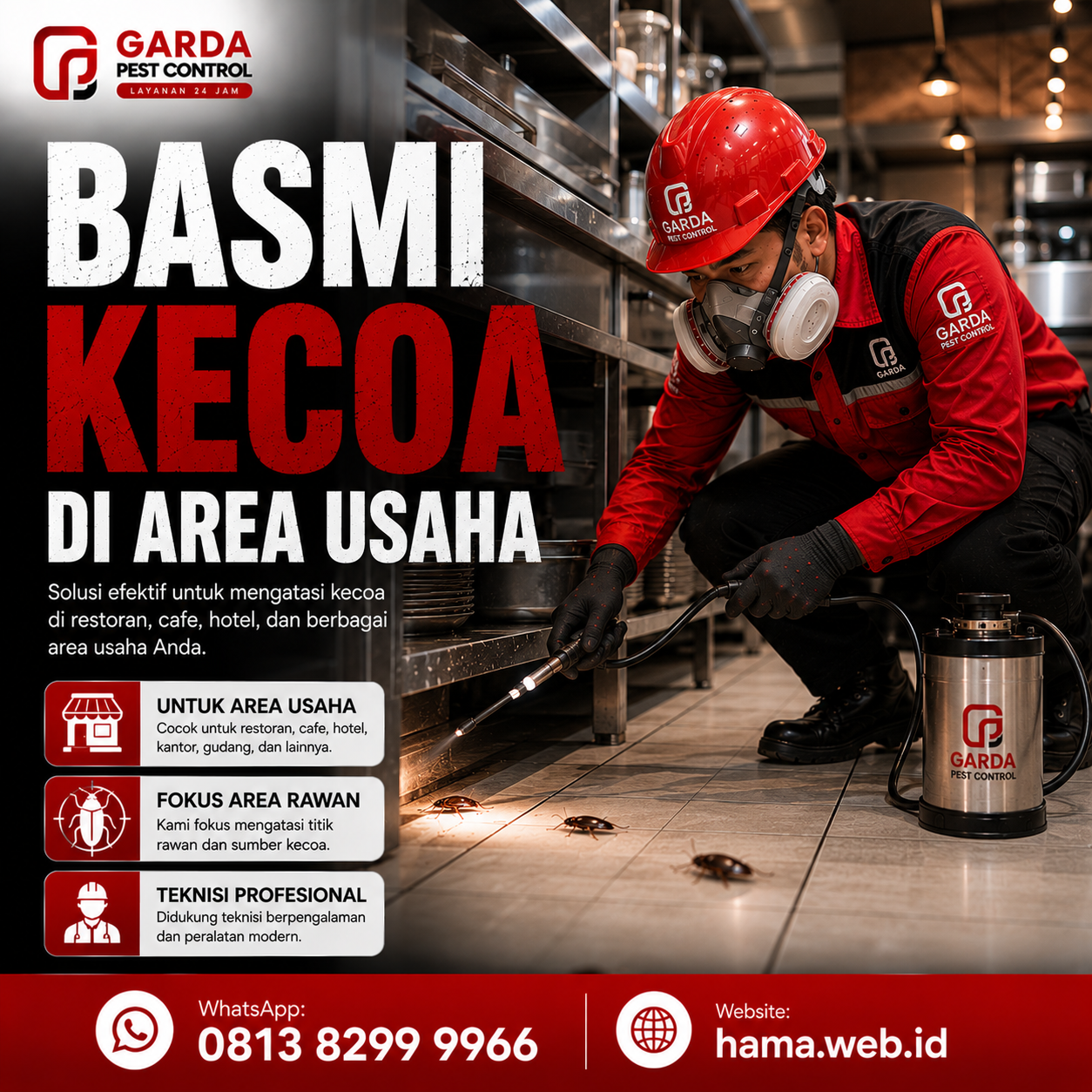 Jasa Pembasmi Kecoa Tegal Slawi: Solusi Bersih dan Bebas Hama