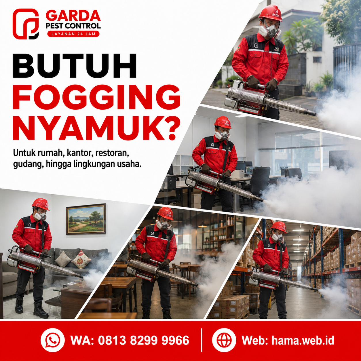 Layanan Jasa Fogging Lingkungan Perumahan dan Kantor Tegal