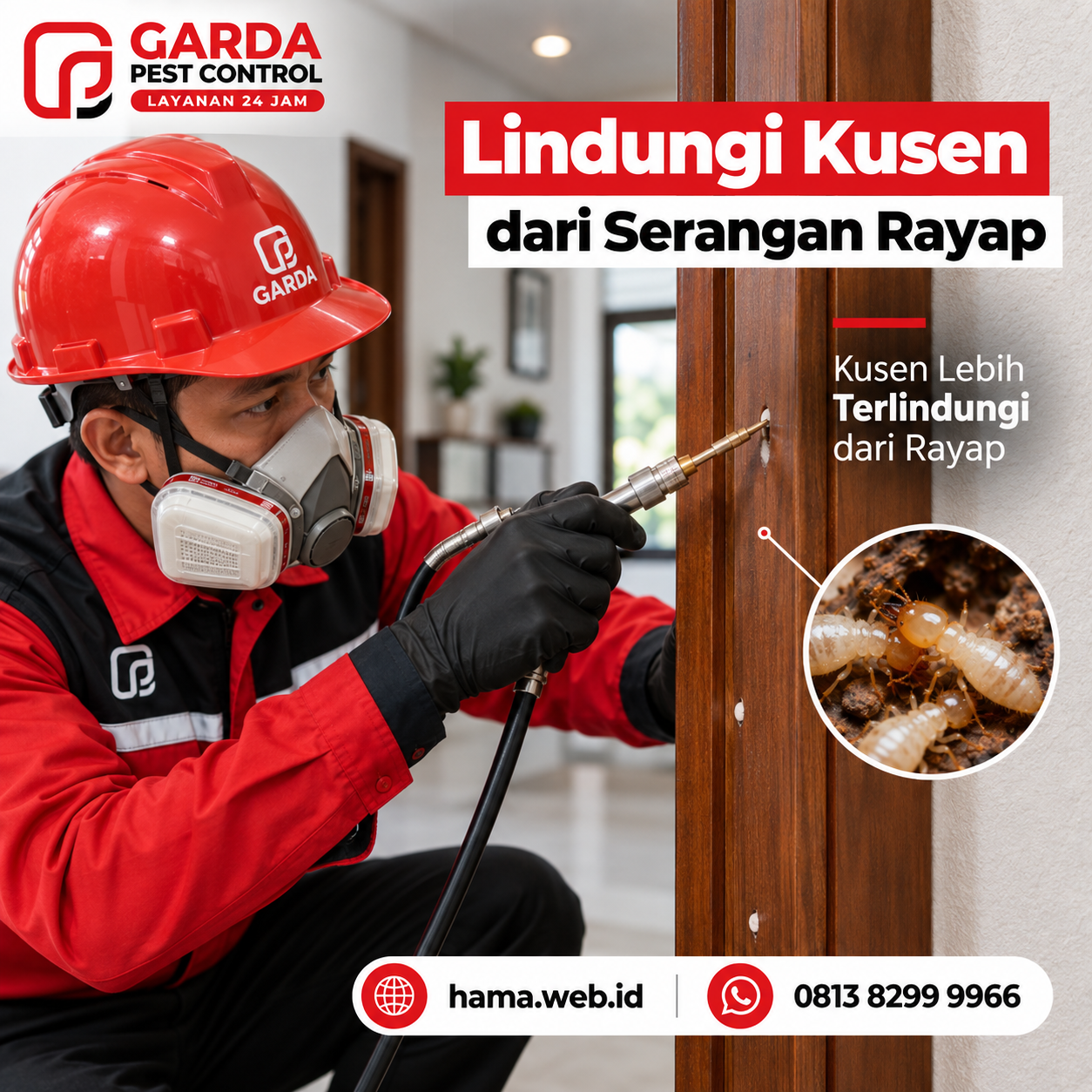 Jasa Pembasmi Rayap Tegal Bergaransi Resmi untuk Amankan Bangunan Anda