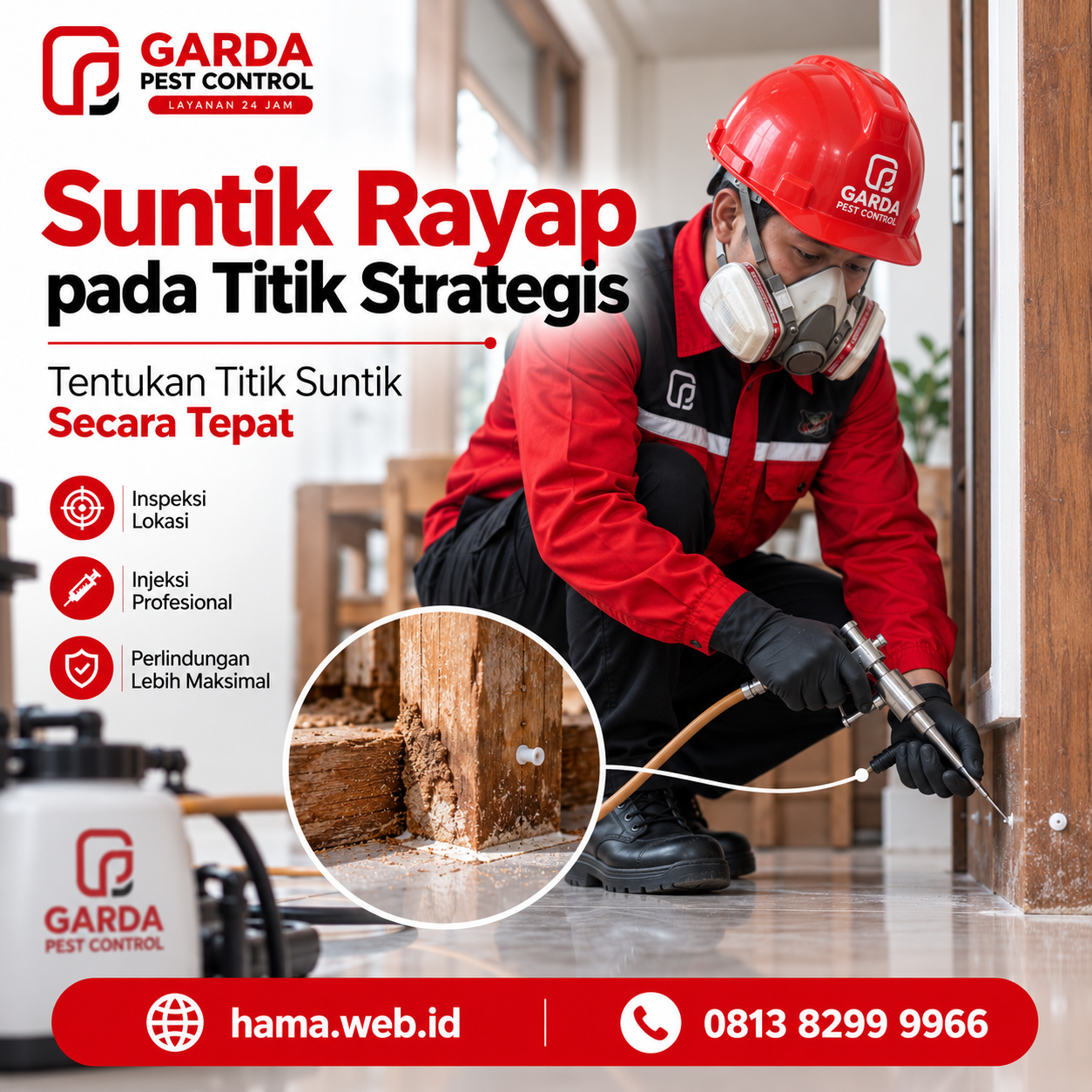 Jasa Pembasmi Rayap Tegal Bergaransi Resmi untuk Amankan Bangunan Anda