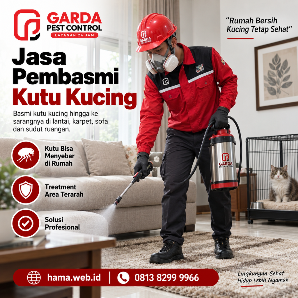 Jasa Pest Control di Banjar Spesialis Pembasmi Kutu Kucing