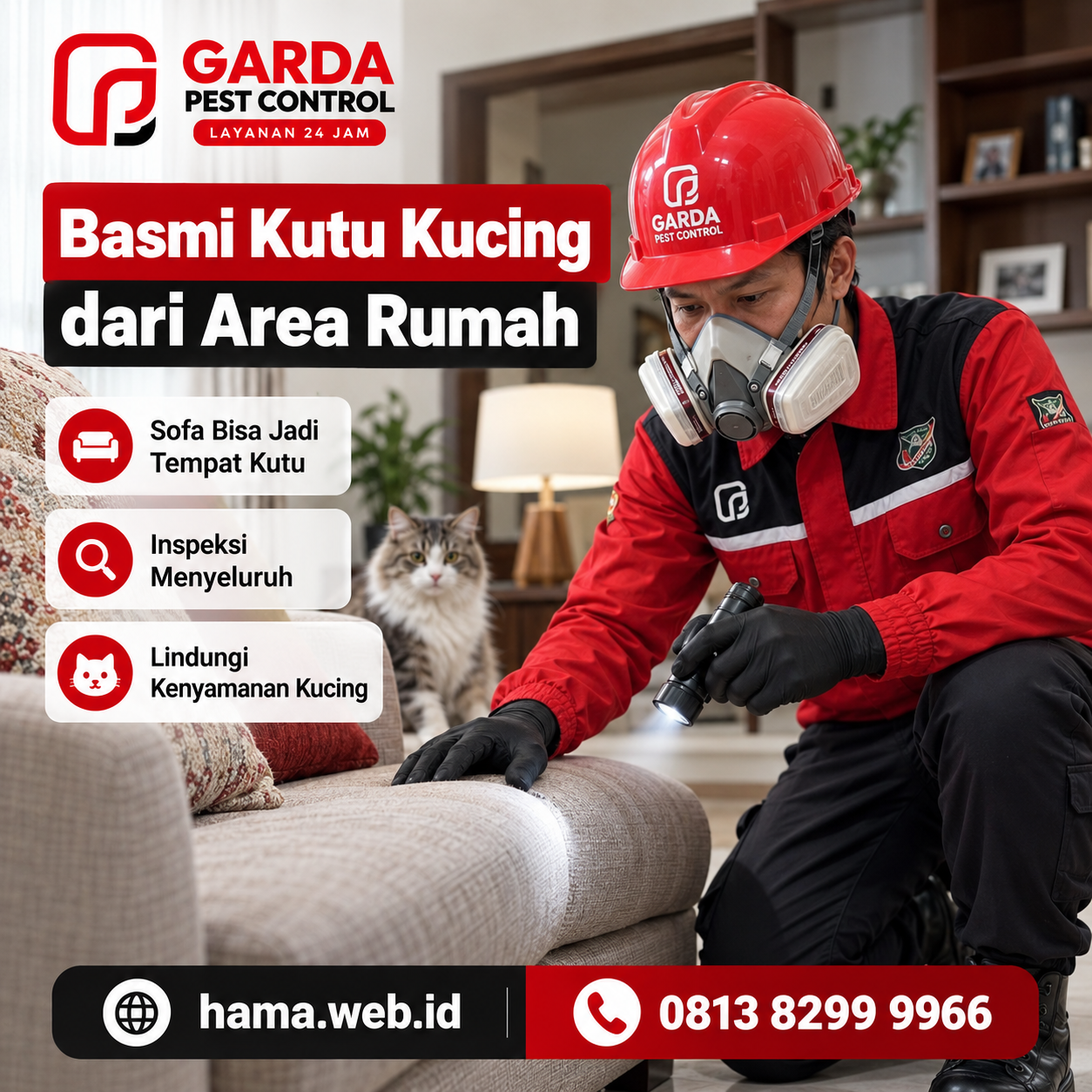 Jasa Pest Control di Banjar Spesialis Pembasmi Kutu Kucing