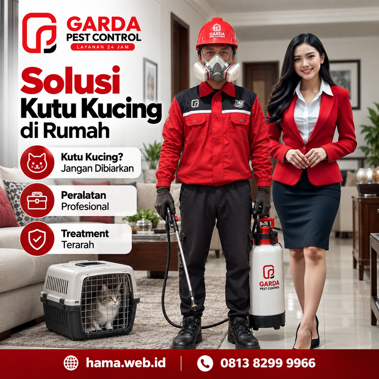 Jasa Pest Control di Banyumas Spesialis Pembasmi Kutu Kucing